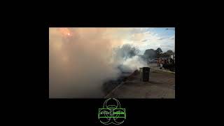 2nd gen camaro  burnout Vian Ok Burning down Mainstreet Burnout contest #burnout #camaro #shorts