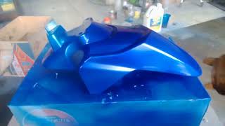 belajar cat motor Honda beat.