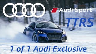 Audi TTRS Review Winter Edition! Audi TTRS Exhaust Sound in the snow! Audi Exclusive 1 of 1 TTRS