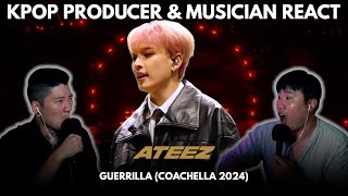 Musicians react & review ♡ ATEEZ - Guerrilla (Coachella Performance)