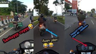 ADA YANG M4NT4P" DI JALAN HEHE || MOTOVLOG INDONESIA || MOTOVLOG#2