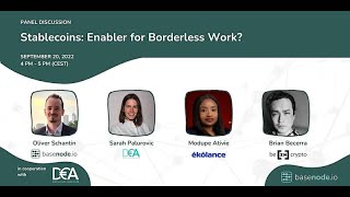 Stablecoins:  Enabler for Borderless Work?