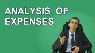 Analysis of Expenses