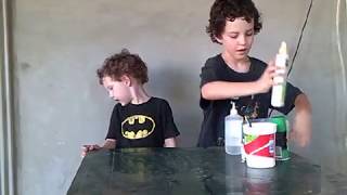 making fluffy slime (with no elmer's glue)