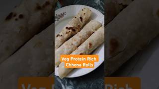 Unique Healthy & Protein Rich Breakfast/ Chhena Rolls #shorts #trending #healthyfood #vegprotein