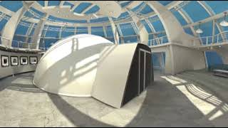 Igloo Vision: 9-metre projection dome flythrough