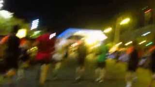 llegando a meta en 1ª carrera nocturna 15K de Valencia, junio2013