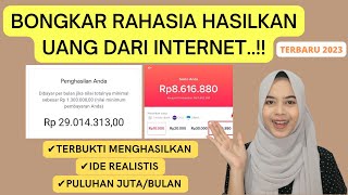 CARA MENGHASILKAN UANG DARI INTERNET MODAL HP | IDE HASILKAN UANG PULUHAN  JUTA REALISTIS TERBARU.!!