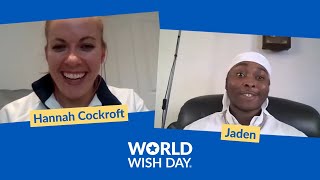 Hannah Cockroft meets wish child Jaden | World Wish Day 2021