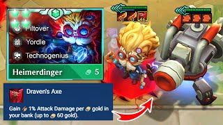 4 Star Heimerdinger ⭐⭐⭐⭐ ft. Draven's Axe...BRRRRRR!!!