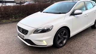 2016 Volvo V40 2.0 D2 R Design LUX NAV White - Ex Volvo Demo - Mega Spec - Pan Roof