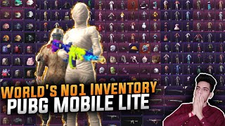 😱MOST EXPENSIVE INVENTORY - PUBG MOBILE LITE ₹3,00,000 NO.1 INVENTORY