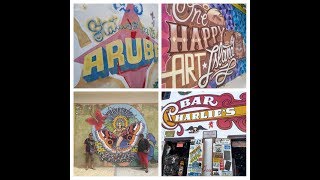 Aruba ~San Nicolas ~ Charlie's Bar ~ Baby Beach ~Caribean kitchen ~ Murals.