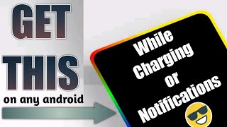 EDGE LIGHTENING FOR CHARGING & NOTIFICATION ON ANY ANDROID