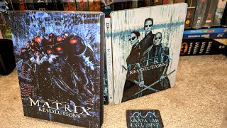 Matrix Revolutions Fullslip Manta Lab Premium Steelbook Unboxing & First Impressions #matrix #wb