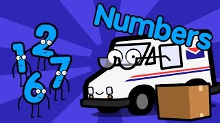 Learning to Count Song With Mr. Curious Mail Truck - Baby, Toddler, Kindergarten Kids Learning Video