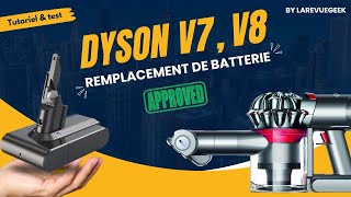 Aspirateur Dyson V7, V8 : Comment remplacer la batterie pour pas cher ? Tutoriel Facile et Rapide