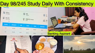 Day 98/245 Study Daily With Consistency ||Target Bank Exams 2024||