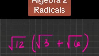 Operations with Radicals