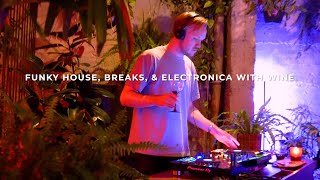 Funky House, Breaks, and Electronica DJ Set with Wine