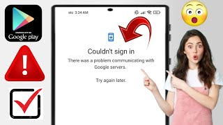 Jak naprawić błąd Couldn't Sign in w Google Play Store | nie można się zalogować, był problem
