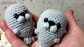 Амигуруми: схема Тюлень | Игрушки вязаные крючком - Free crochet patterns.