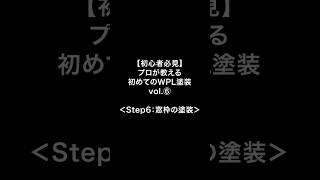 [初心者必見]プロが教える初めてのWPL塗装⑥