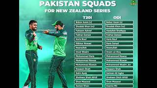 Pakistan Cricket Team Announce against New Zealand