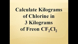 Chemical Composition & Mass Calculation