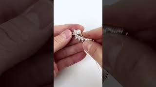 #usa #foryou #fyp #handmade #pearl #bracelet #wirewrappingpost #ring #diy