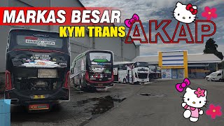 GREBEK dan REVIEW dari dekat Mesin Hino RM 280 ‼️ Markas Baru PO. KYM TRANS