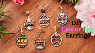 Make Easter Egg earrings with your kids!