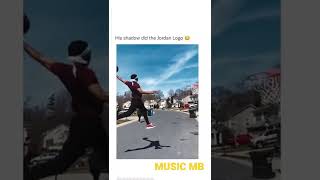 JORDAN LOGON WHILE PLAYING BASKETBALL #jordan #basketball #goals #viral #trending #shorts #reels