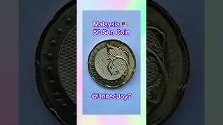 Malaysia 50 Sen Coin | Malaysia Currency 🇲🇾 || UnitedJoy