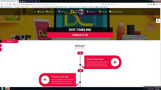 DIVI TIMELINE BUNDLE 3 (Template Designs 21-30)