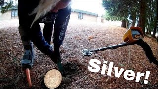 Found Silver Using Garrett Ace 250 Metal Detector!