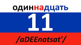 🇷🇺 LEARN RUSSIAN NUMBERS 11 to 20! 🇷🇺