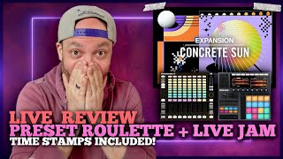 Live Review + Jam (WITH TIME STAMPS) | CONCRETE SUN Maschine Expansion  | Native Instruments