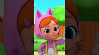 Tres Pequeños Gatitos #shorts #trending #ytshorts #cartoon #funny #threelittlekittens