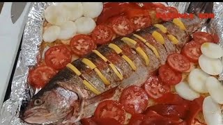 Forel baligini duxovkada tayyorlash. Форель запечённая в духовке.