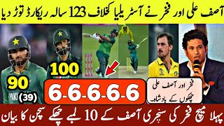 Fakhar Zaman & Asif Ali Heroic Batting Against Australia || Pak vs Aus 1st T20 Match Today.