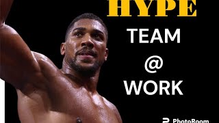 Anthony Joshua Media HYPE At Work Again