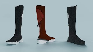 Hi-tech Footwear Skin | Product Animation