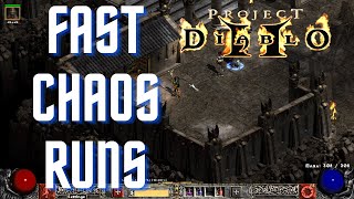 PD2 Chaos Run Full Clear FAST 200 FCR Lightning Sorc Project Diablo 2 Season 5