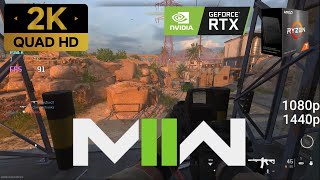 Call of Duty: Modern Warfare 2 MW2 RTX 2060 Ryzen 7 5800x TESTES EM 2K e 1080p