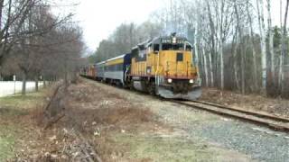 NEGS caboose train heads south in Canterbury