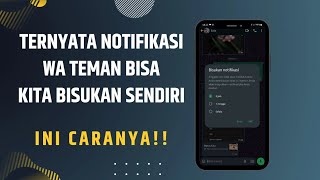 Cara Bisukan Notifikasi Obrolan Tertentu di WhatsApp