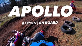 ОБЗОР ТРАССЫ ДЛЯ МОТОКРОССА | APOLLO RFZ 125 | ONBOARD | МОТОКРОСС НА ПИТБАЙКЕ