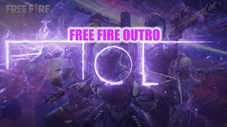 How to make Free fire outro