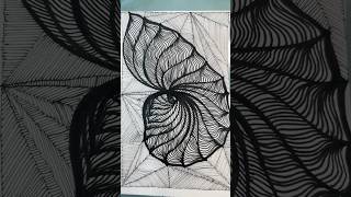 Day 7/100 - 28/10/2024 #zentangle #lines #design #graphics #graphicdesign #patterns #drawingvideo